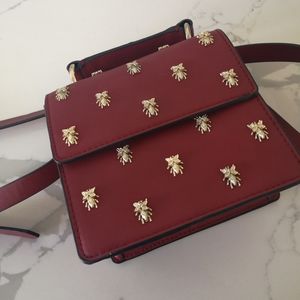Red Bee Embellished ZARA Bag